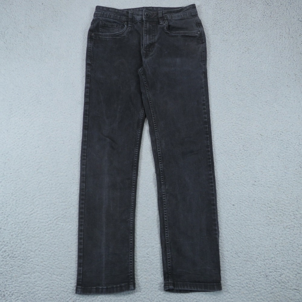The Perfect Jean NYC Mens 28x30 Slim Thick Black Straight Stretch Jeans